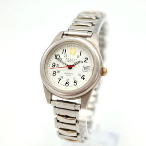 Wenger SAK Designs Swiss Watch 29mm Date Dial Silver Tone with New Battery